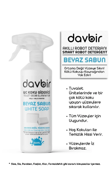 Davbir Beyaz Sabun Wc Kötü Koku Giderici 250ML