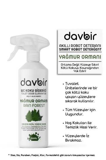 Davbir Yağmur Ormanı Wc Kötü Koku Giderici 250ML