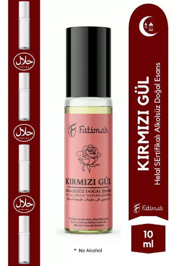 Fatimah Kırmızı Gül Alkolsüz Roll-On 10ML