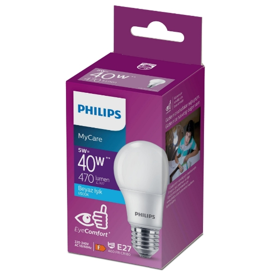 PHILIPS LED 5-40W AMPUL 6500K BEYAZ IŞIK