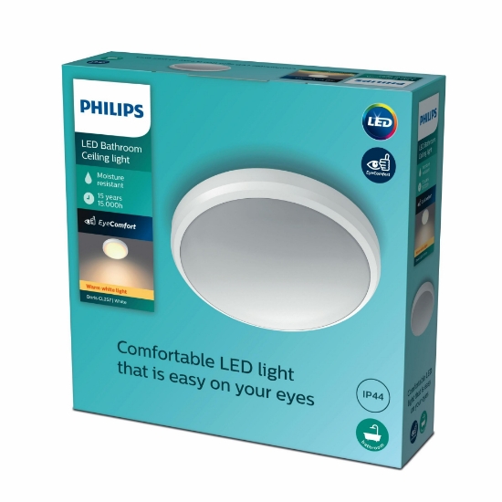 PHILIPS DORIS 6W TAVAN LAMBASI SARI IŞIK IP44