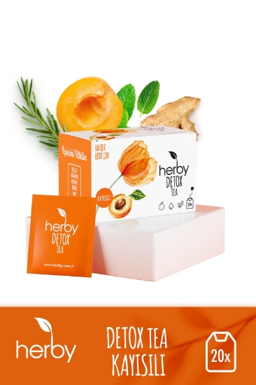 Herby Detox Tea Kayısı Diyete Destek Detoks Bitki Çayı