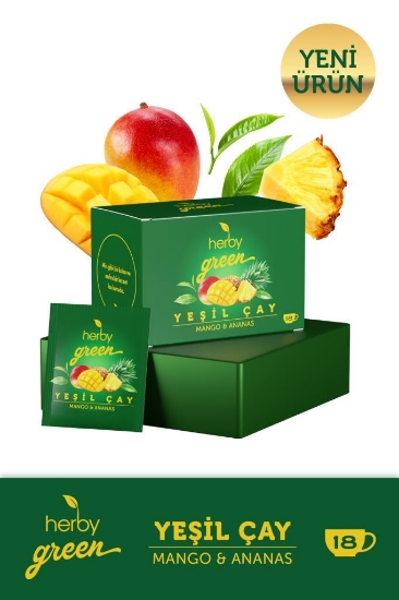 Herby Yeşil Çay Mango ve Ananaslı