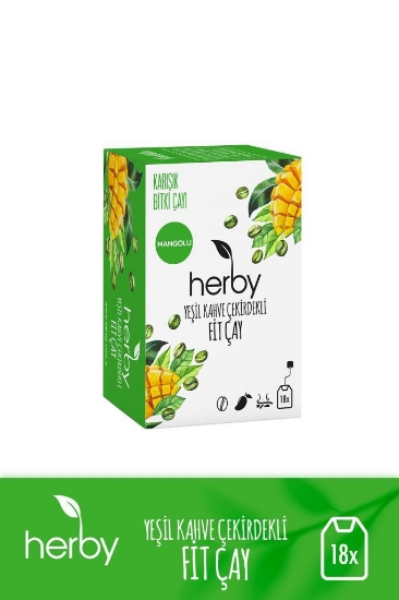 Herby  Yeşil Kahve Çekirdekli Fit Çay