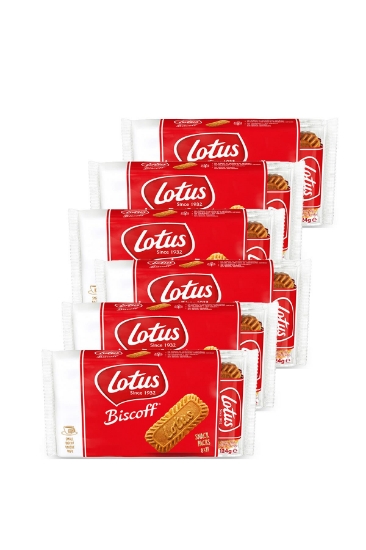 Lotus Biscoff Snack 124 G  x 6 