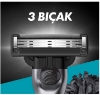 Gillette Mach3 Charcoal Tıraş Bıçağı 2 Yedekli Makine 2UP