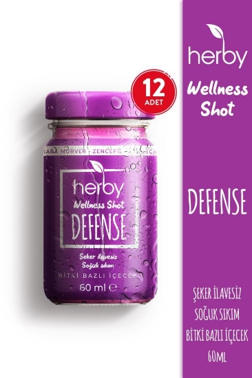 Herby Defense Shot 12'li Paket Bağışıklık Desteği Bitki Bazlı İçe