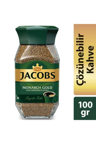 Jacobs Cam Kavanoz Monarch Gold Kahve 100 gr