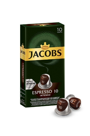 Jacobs Espresso 10 Intenso Kapsül Kahve Nespresso Uyumlu 10 Kapsü