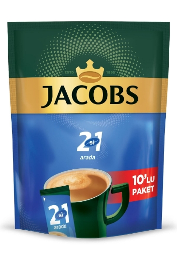 Jacobs 2'si 1 Arada Karışım Kahve 100 Adet