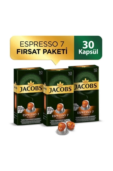 Jacobs Espresso 7 Classico Nespresso Uyumlu Alüminyum Kapsül Kahv