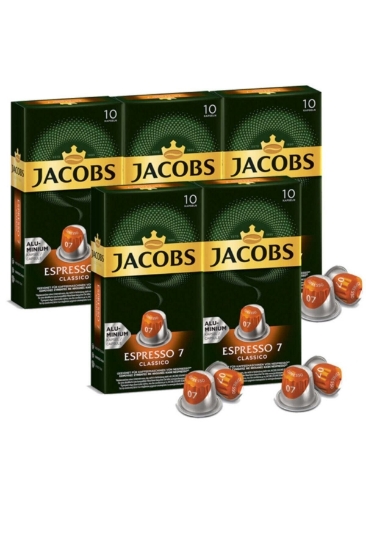 Jacobs Espresso 7 Classico Nespresso Uyumlu Alüminyum Kapsül Kahv