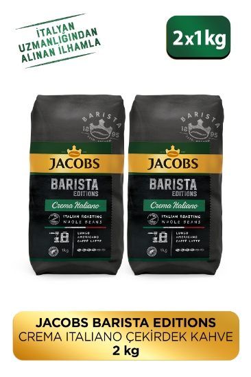 Jacobs Barista Editions Çekirdek Kahve Crema Italiano 2'li Paket 