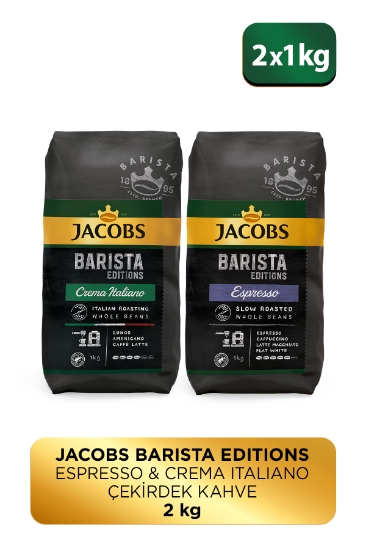 Jacobs Barista Çekirdek Kahve Avantajlı Paket 2 kg ( Crema Italia