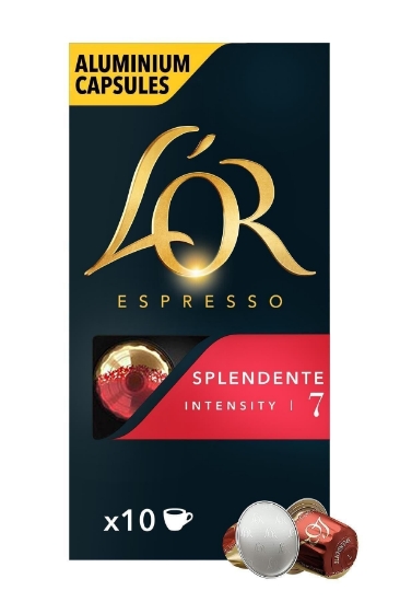 L'OR Splendente Intensity 7 Nespresso Uyumlu Alüminyum Kapsül Kah