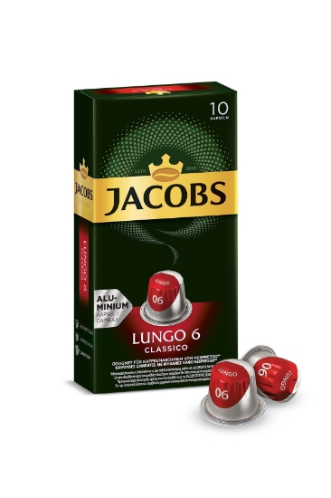 Jacobs Lungo 6 Classic Kapsül Kahve Nespresso Uyumlu 10 Kapsül