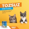 TofuCat Tuvalete Atılabilen Koku Hapsedeci Topaklanan Doğal Tofu Kedi Kumu 8 Lt