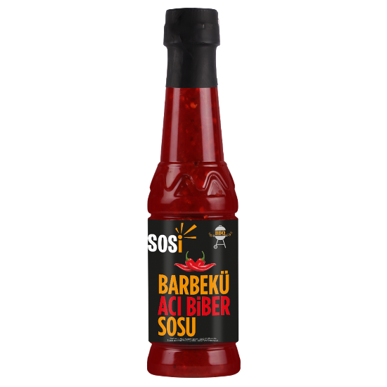 Sosi Biber Parçacıklı Acı Biber Sosu Bbq 350 Ml