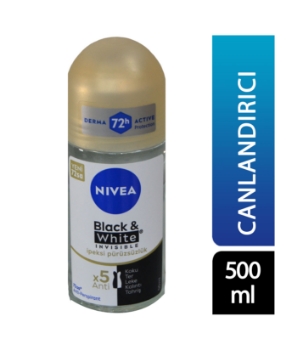 nivea, nivea roll on, rollon, rolon, kadın roll on, nivea kadın roll on, kadın rolon, stick, koltukaltı stick, koltuk altı stick, kadın koltuk altı stick, ter kokusu önleyici, ter önleyici, nivea Invisible Black&White 50 ml satın al, nivea Invisible Black&White 50 ml fiyat