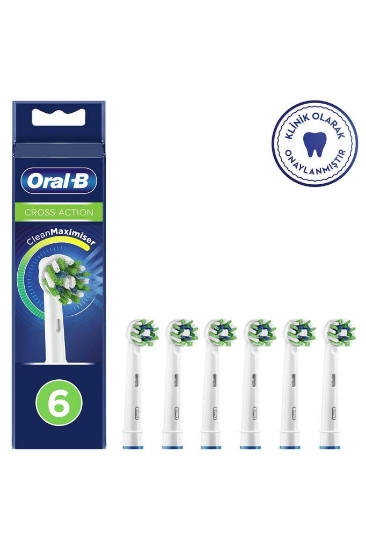 Oral-B Cross Action 6’lı Cleanmaximizer Teknolojili Yedek Fırça B