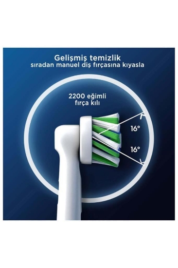 Oral-B Pro Cross Action X-Filament Şarjlı Diş Fırçası Yedek Başlı