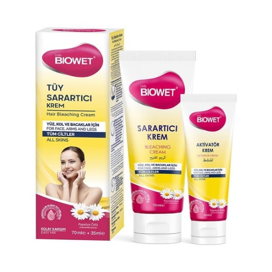 Biowet Tüy Sarartıcı Krem - Tüm Ciltler  70+35 Ml 