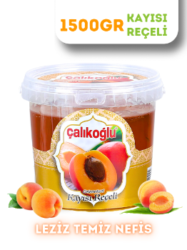 Çalıkoğlu Geleneksel Kayısı Reçeli 1500 gr (Kova)