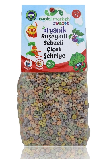 Ekoloji Market Junier Ruşeymli Sebzeli Çiçek Şehriye 250gr