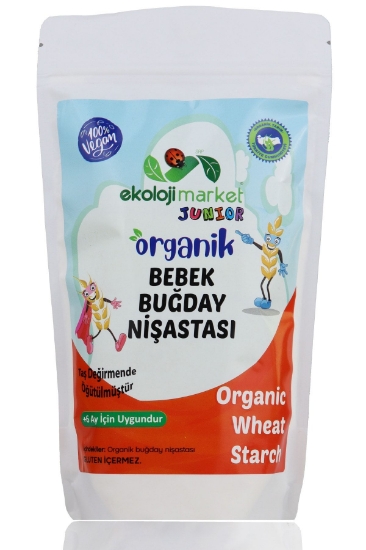 Ekoloji Market Organik Bebek Buğday Nişastası Glutensiz 250 gr (GLUTEN FREE)