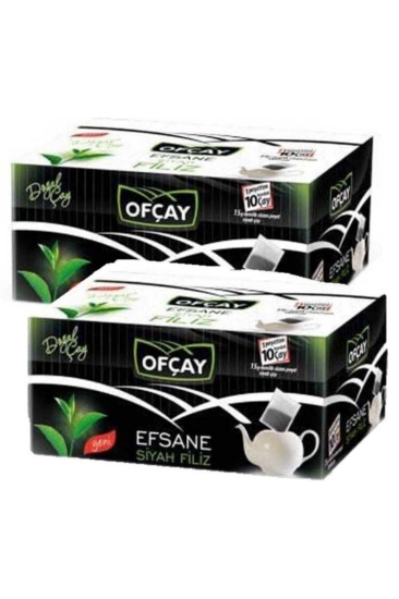 Ofçay Efsane Siyah Filiz Demlik Poşet 30 Ad X 15 gr X 2 Paket