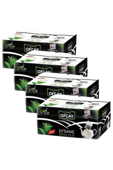 Ofçay Efsane Siyah Filiz Demlik Poşet 30 Ad X 15 gr X 4 Paket