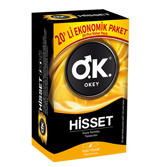 OKEY Hisset 20'Li Prezervatif