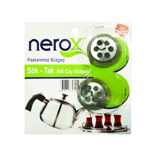 NEROX ÇAY SÜZGECİ SÖK-TAK İkili NRX-F125