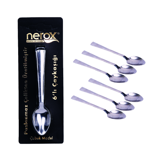 NEROX ÇAY KAŞIĞI 6'lı ÇUBUK NRX-F1062