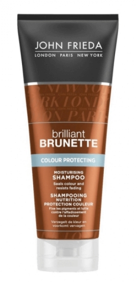 John Frieda Brilliant Brunette Colour Protecting Moisturising Shampoo 250ml