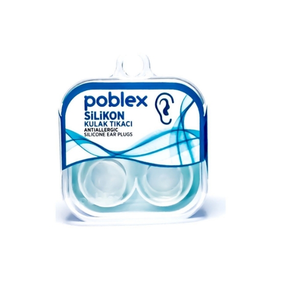 Poblex Silikon Kulak Tıkacı 2li