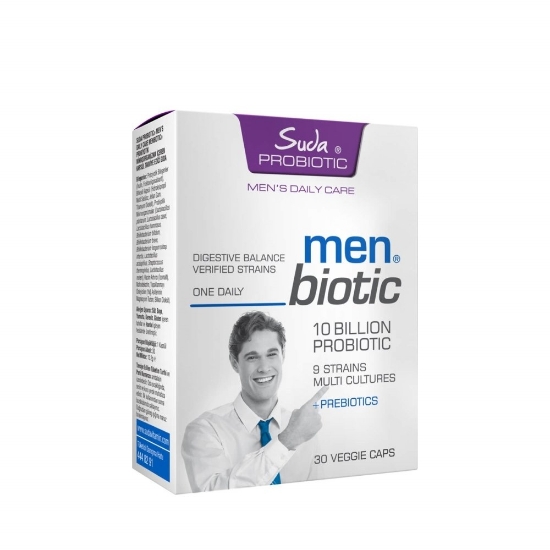 Suda Vitamins Men Biotic Probiotics 30 Kapsül