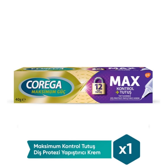 Corega Maximum Kontrol Yapıştırıcı Krem 40g