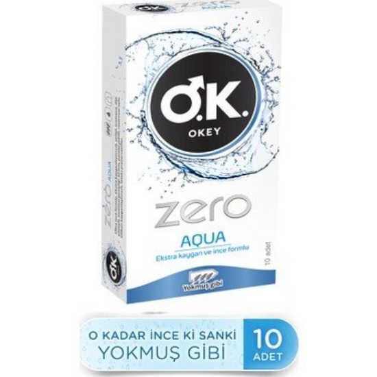 Okey Prezervatif Zero Aqua 10 Adet