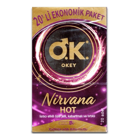 Okey Nirvana Hot Prezervatif 20 Adet