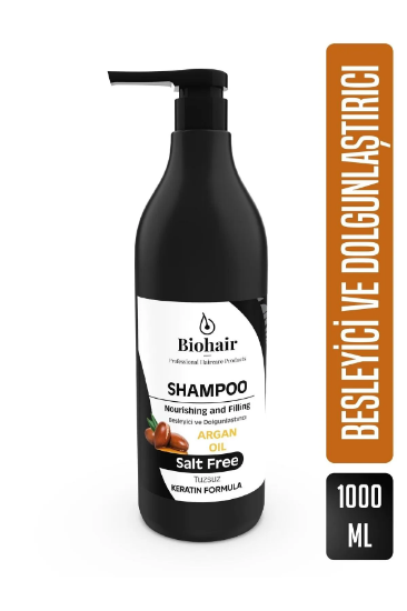 Bioahair Tuzsuz Şampuan Argan Oıl 1000 ML