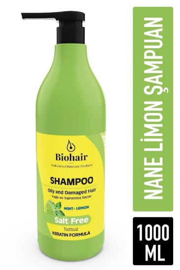 Bioahair Tuzsuz Şampuan Nane Limon 1000 ML