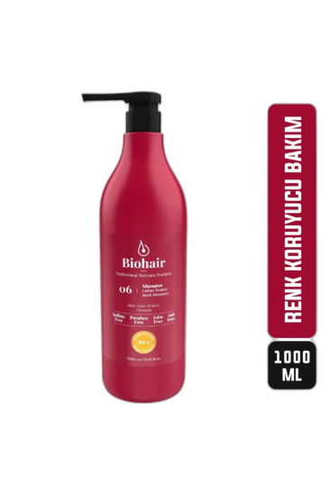 Bioahair Tuzsuz Şampuan Renk Koruyucu 1000 ML