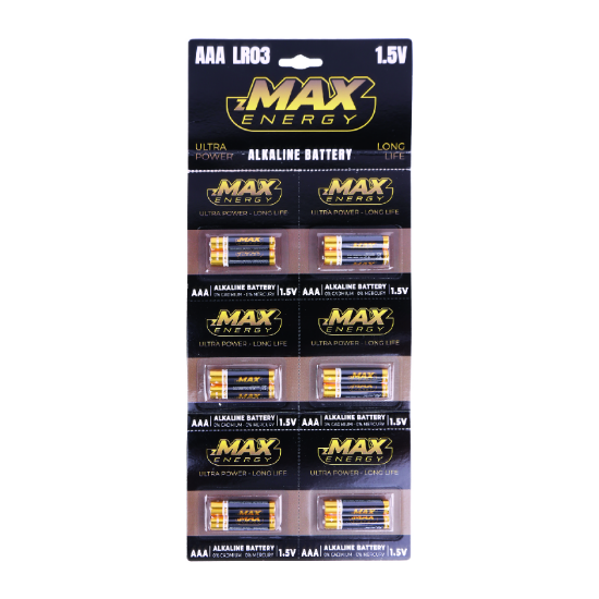 ZMAX ENERGY ALKALİN AAA İNCE PİL 12Lİ KARTELA