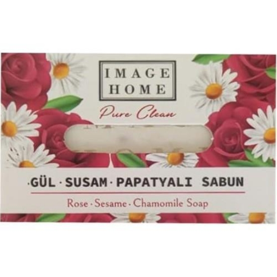 Image Home Doğal Sabun Gül Susam Papatya 100 g