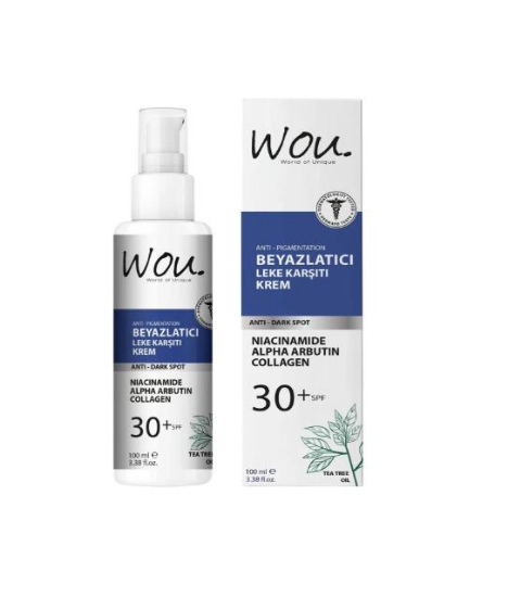 Wou Leke Karşıtı Beyazlatıcı Krem SPF30+ 100 ml