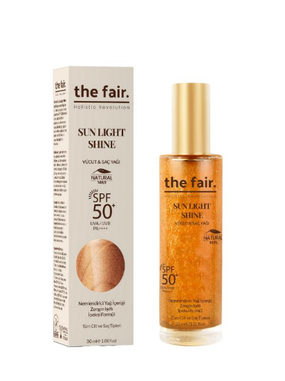 the fair. Sun Light Shine SPF 50+/PA++++ Parıltılı Güneş Koruyucu