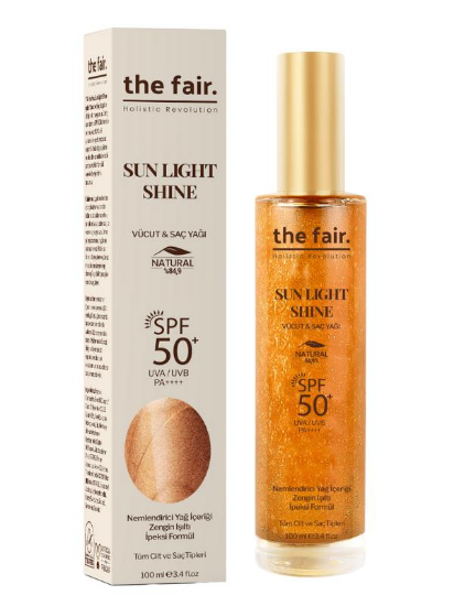 the fair. Sun Light Shine SPF 50+/PA++++ Parıltılı Güneş Koruyucu