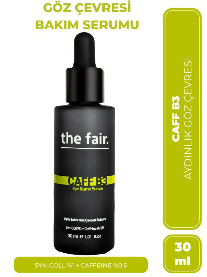 the fair. Caff-B3 Eye Illume Vegan Göz Serumu Koyu Halka ve Kırış