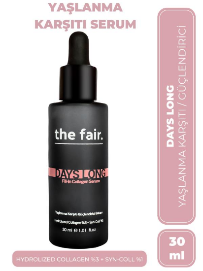 the fair. Days Long Fill-in Collagen Vegan Yaşlanma Karşıtı Pepti